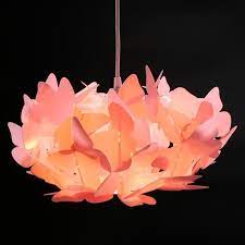 Dessiner sur des feuilles de couleur canson des petites formes de papillons, découper les papillons et plier les en deux. Abat Jour Papillon Diy Pour Lustre Suspension Pour Salon Chambre Salle A Manger Bureau Noel Lampwin Rose Cdiscount Maison