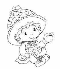 Strawberry shortcake coloring pages for kids. Strawberry Shortcake Free Printable Coloring Pages For Kids