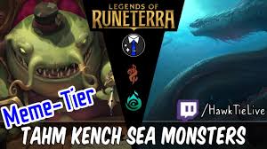 Tahm Kench Sea Monsters: Seafood is on the menu! | Legends of Runeterra LoR  - YouTube