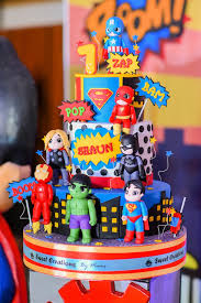 List of stunning captain marvel cake design image ideas that can inspire you to have custom cake designs for upcoming birthdays, weddings, anniversaries. Kara S Party Ideas Dc Vs Marvel Battle Of The Universe Superhero Birthday Party Kara S Party Ideas
