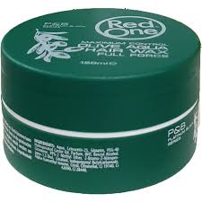 Then try some colored hair gel! Red One Cire Maintien Ultra Fort Olive Aqua Wax