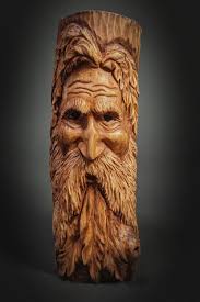 Tree Spirit Wood Spirit Wood Carving Woodcarving Old Man Etsy Wood Carving Faces Wood Spirit Dremel Wood Carving