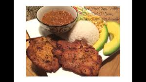 Calories 223 calories from fat 90. Puerto Rican Pork Chops Chuleta Vtwctr