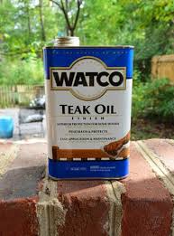 Teak oil should be sealed with a marine grade sealer. Protecting Outdoor Furniture With Varnish And Teak Oil Young House Love Outdoor Wood Furniture Teak Oil Teak