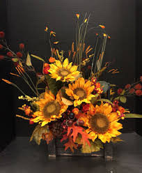 Autumn Sunflowers By Andrea 2016 Store 6700 Fall Flower Arrangements Fall Floral Arrangements Floral Arrangements Diy