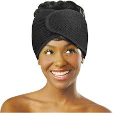 Amazon.com: DONNA Argán & Black Castor Treatment Satin Wrap Cap Envoltura  para el cabello para dormir Negro : Belleza y Cuidado Personal
