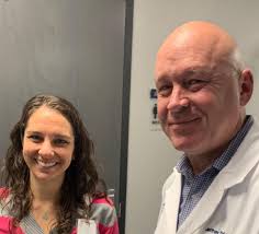 Two of our finest team members: Lauren Cicinelli, MS, RD, CSSD, LD Sports  Dietitian and Jeffrey Trimble, PA-C.