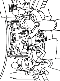 Use your mouse to color online the picture happy new year 2020 or print out a black white coloring sheet and color it with your crayons paints. Happy New Year Coloring Page Crayola Com