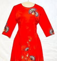 Ao Dai Viet Nam Lua Mem Ru Silk BT-148 Dai Ao 145cm Size M | eBay