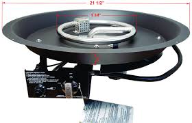 Start with a 3 x 3 square in the center, this should be two blocks deep and will host the fire. Round Convertible Fire Pit Burner Lpg Natural Gas Fire Sense