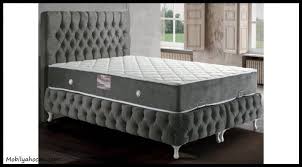 Fotoğrafta modern yatak odasının iç kısmında çift kişilik bir yatak vardır. Standart Tek Kisilik Yatak Olculeri Nedir Yatak Ve Mobilya Tasarimi