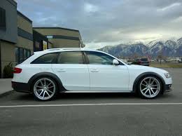 White Audi Allroad With Rotiforms Audi Allroad Audi Cars Audi