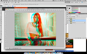 How To Make Red Blue 3d Effect In Photoshop How To Create 3d Anaglyph Images In Photoshop Digital Art Design Glitch Wallpaper Photoshop