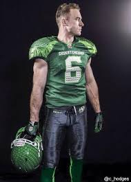 As of 2018, teams are permitted to wear third jerseys during the playoffs, but not for the grey cup game. New Roughriders Alternate Uniform Seemingly Includes All The Possible Shades Of Green