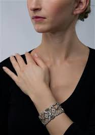 An Art Deco Diamond Bracelet by A. E. Köchert, Total Weight c. 23 ct,  Designed by Erwin Lang