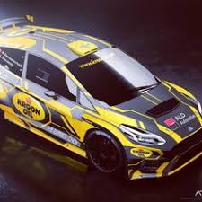 Black And Yellow Car Paint Livery Design For Ford Fiesta R5 Mk2 Racing Car Design Car Wrap Design Custom Cars Paint