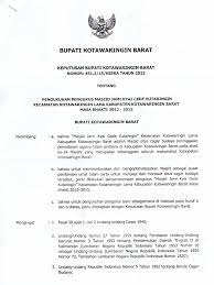 Sk Pengurus Masjid Jami Kutaringin Kyai Gede Pdf