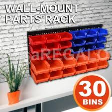 Use multiples to create a large storage center or drop zone; Horusdy 32 Bin Wall Mounted Storage Rack For Sale Online Ebay