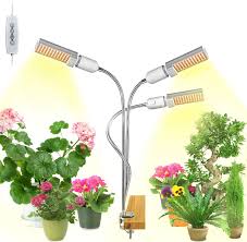 Maybe you would like to learn more about one of these? Led Plant Grow Light Sezac 132 Led Full Spectrum Plant Grow Lamp 3 Head 360 Degree Gooseneck Plant Grow Lights With Auto On Off Timer Adjustable Brightness For Indoor Plants Amazon Ca Patio Lawn