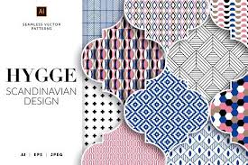 Hygge Scandinavian Vector Patters Scandinavian Pattern Vector Pattern Graphic Design Pattern