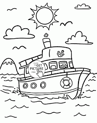 Nice Ship Coloring Page For Kids Transportation Coloring Pages Printables Free Wuppsy Com Kindergarten Coloring Pages Coloring Pages For Kids Coloring Pages