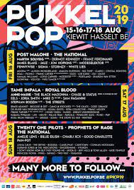 Donderdag, vrijdag, zaterdag & zondag. Pukkelpop Festival 2019 15 08 2019 4 Tage Hasselt Limburg Belgien Concerts Metal Event Kalender
