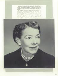 Lucil Emily Tombs came to our school in 1927 to teach business to the  students of Excelsior. After 33 years in the Commerce Department, serving  as Dean of Girls, and finally as