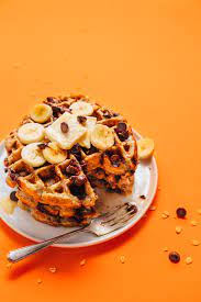 To increase nutrition and eat as much real food as possible, aim for old fashioned oats at a minimum. Chocolate Chip Banana Bread Waffles Minimalist Baker Recipes
