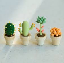 Fimo Creazioni E Idee Piante Grasse In Fimo Arte Di Pasta Modellabile Sintetica Ciondolini In Argilla Polimerica Fimo
