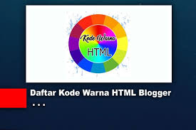 We did not find results for: Kode Warna Html Blogger