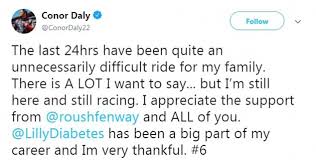 Did ilarry buy new clothes and his wand? Nascar Driver Conor Daly Loses Sponsorship Over Father S Racial Slur Daily Mail Online