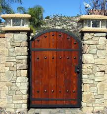 gates iron wood gates wood gate door gate design house gate design