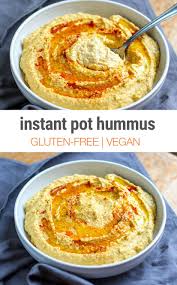 Quick Easy Instant Pot Hummus Recipe Vegan Instant Pot Recipes Recipes Instant Pot Recipes
