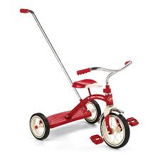 Tricycle Classic Red 10 Avec Canne Tricycle Jouet