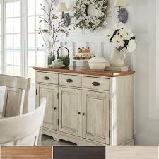 Eleanor Two Tone Wood Cabinet Buffet Server By Inspire Q Classic Buffet Table Decor Buffet Decor Dining Room Buffet