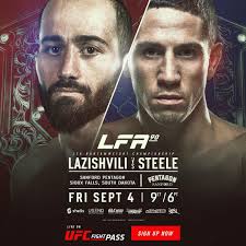 Live Combat Sport Schedule: 9/1