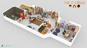 3d Models Of Famous Tv Show Sets Favorite Tv Shows Parks And Recreation Parks N Rec