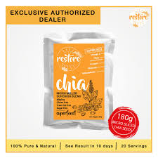 Source from malaysian chia seed manufacturers and suppliers. Restore 180g Restore Micro Sliced Micro Milled Superior Blend Organic Chia Seeds Shopee Malaysia