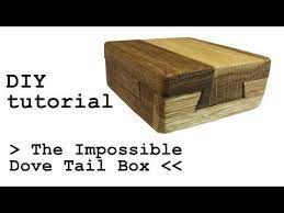 Powered by an arduino, with completely custom wooden enclosure and components, this is a wood shop geek's first foray into the world of interactivity. The Impossible Dove Tail Box Tutorial Diy Youtube Wooden Puzzle Box Japanese Joinery Puzzle Box