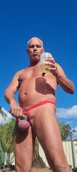 Backyard Piss Drinking ft Yogiyumyum-Kinky Bi Guy