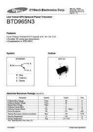 Npn ?, d965 datasheet, d965 circuit, d965 data sheet : D965pdf Datasheet Download D965 Circuit Diagram Scheme Transistordata