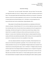 Share your unique experience and demonstrate the extraordinary way of thinking. Alcohol Reflection Paper Kcpc Org