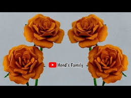 How To Make David Austin Roses Cara Membuat Bunga Mawar Dari Kain Flanel Youtube Felt Flower Tutorial David Austin Roses Austin Rose