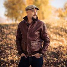 Pin On Leather Flight Jackets