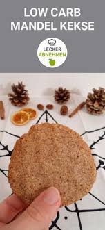 Low Carb Mandel Kekse Zuckerfreie Und Kohlenhydratarme Platzchen Kalorienarm Backen Zuckerfrei Essen Und Trinken