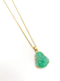 Jade Laughing Buddha Necklace Etsy Jade Necklace Pendant Buddha Necklace Jade Stone Jewellery