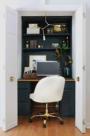 This closet office space from house of rose incorporates a cute little reading nook that's built into the desk. Office Closets Closetphile