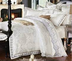 Check spelling or type a new query. White Jacquard Luxury Boho Lace Satin Duvet Cover 4pcs Bedding Set King Amp Amp Queen Size Queen Size 4 Bed Linens Luxury Luxury Bedding Luxury Bedding Set