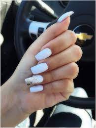 Acrylic Nails Coffin Long White Nail And Manicure Trends Brides would love this design! acrylic nails coffin long white nail