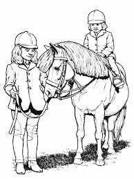 You'll find dozens more horse coloring pages at horsecoloringpages.net. Girl And Horse Jumping Coloring Pages Coloring Home